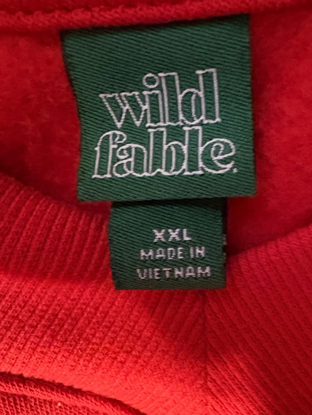 wild fable Red Crewneck Sweatshirt with White '28' - Picture 2 of 2